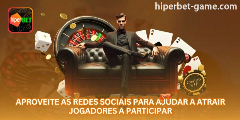 Imagem explicativa: Divulgação da hiperbet em redes sociais e canais digitais; no acesso à plataforma pelo celular