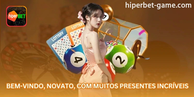 Imagem explicativa: Bônus de boas-vindas apresentado para uma nova conta da hiperbet; no acesso à plataforma pelo celular