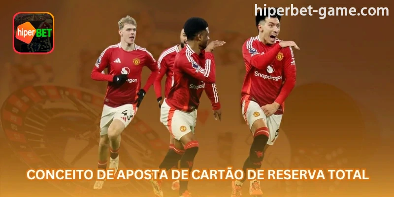 Imagem explicativa: Conceito de aposta em total de cartões: o foco está nas advertências aplicadas durante a partida; para orientar a análise do usuário