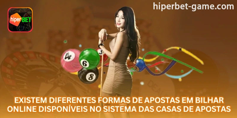 Ilustração do tema: Os mercados de bilhar podem incluir vencedor da partida, campeão do torneio, handicap, total de jogos e resultado exato; durante a leitura do mercado esportivo