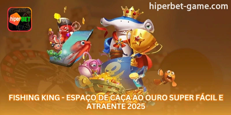 Imagem explicativa: Fishing King online é um jogo de pesca com criaturas variadas, armas especiais e rodadas rápidas para quem gosta de ação no cassino digital; com foco no custo dos disparos